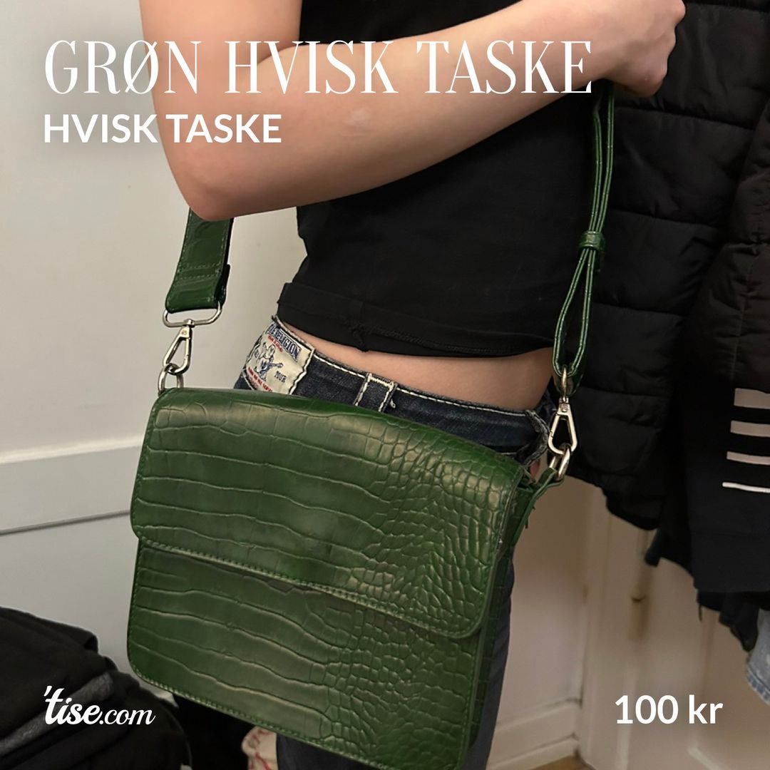 GRØN HVISK TASKE