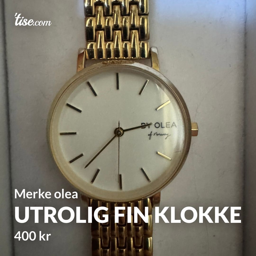 Utrolig fin klokke