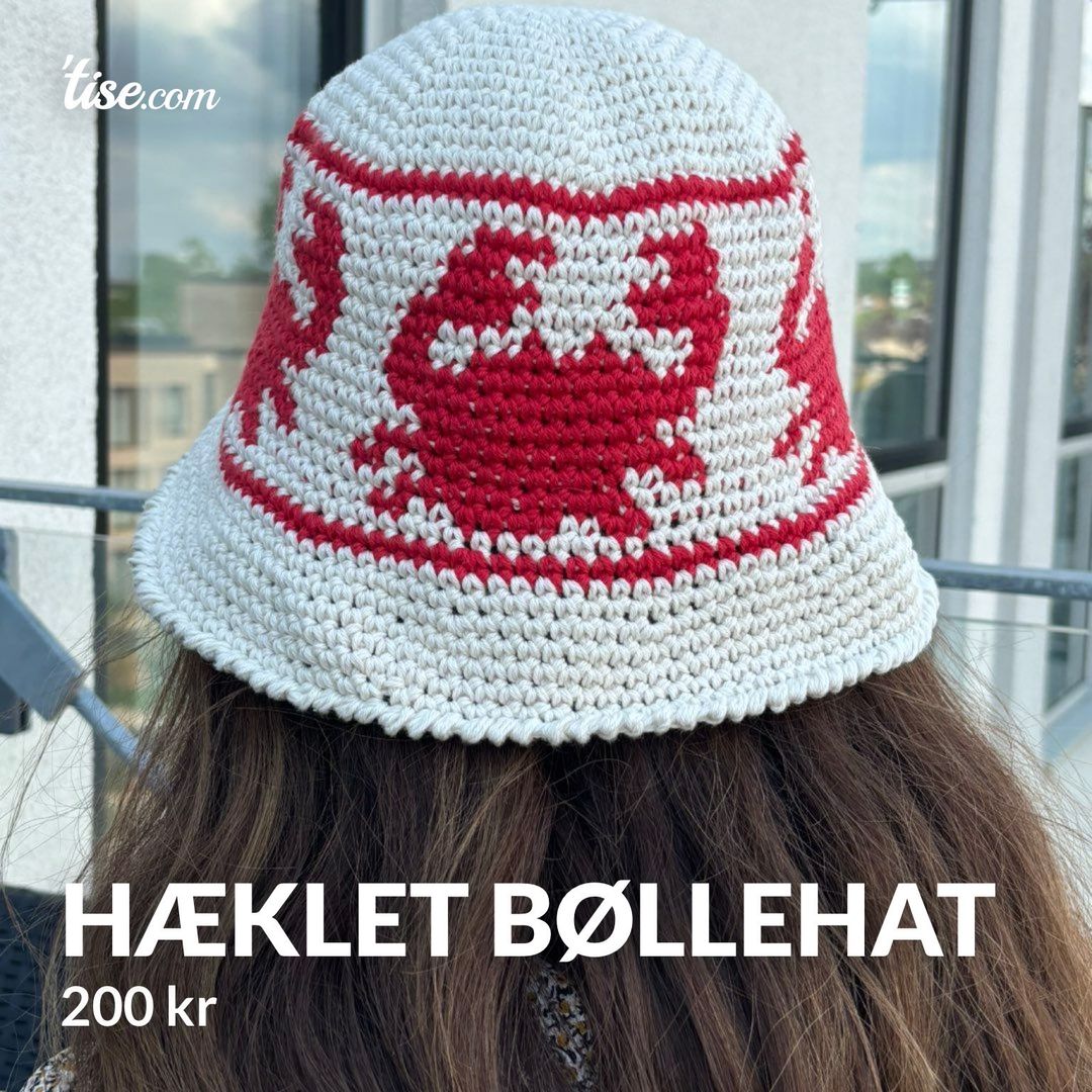 Hæklet bøllehat