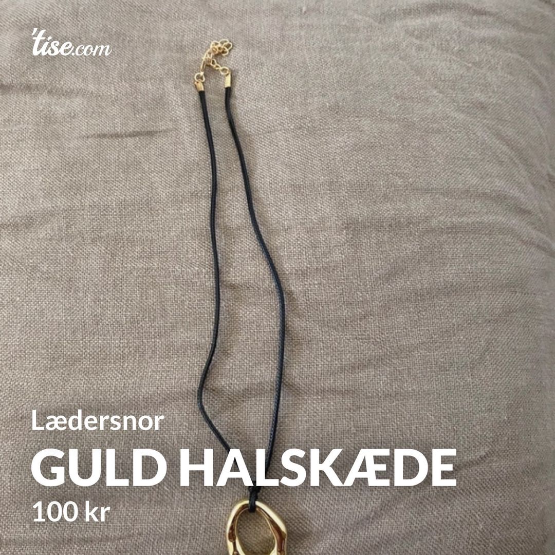 Guld halskæde