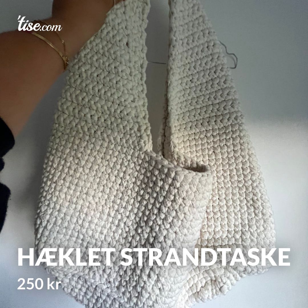 Hæklet Strandtaske