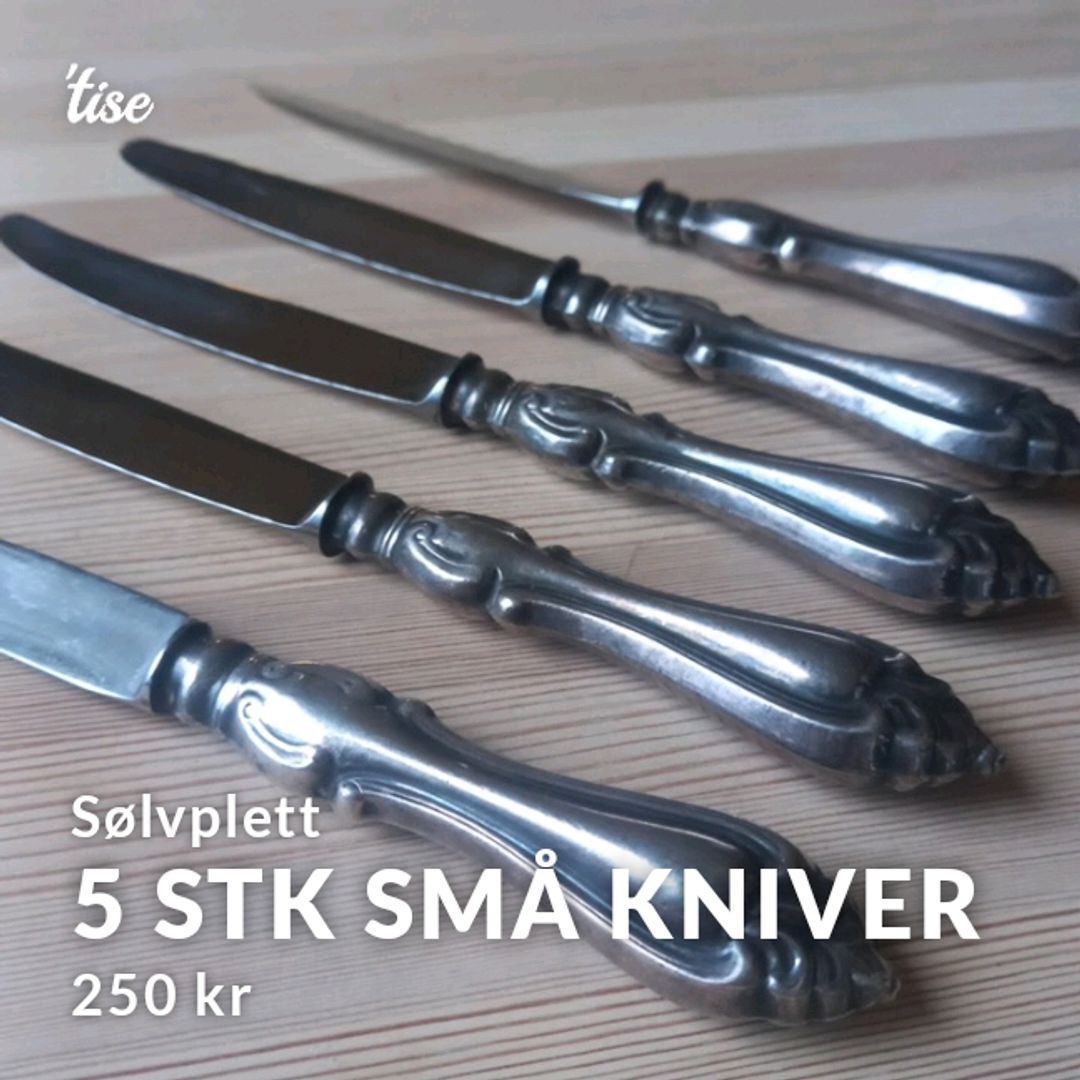 5 Stk Små Kniver