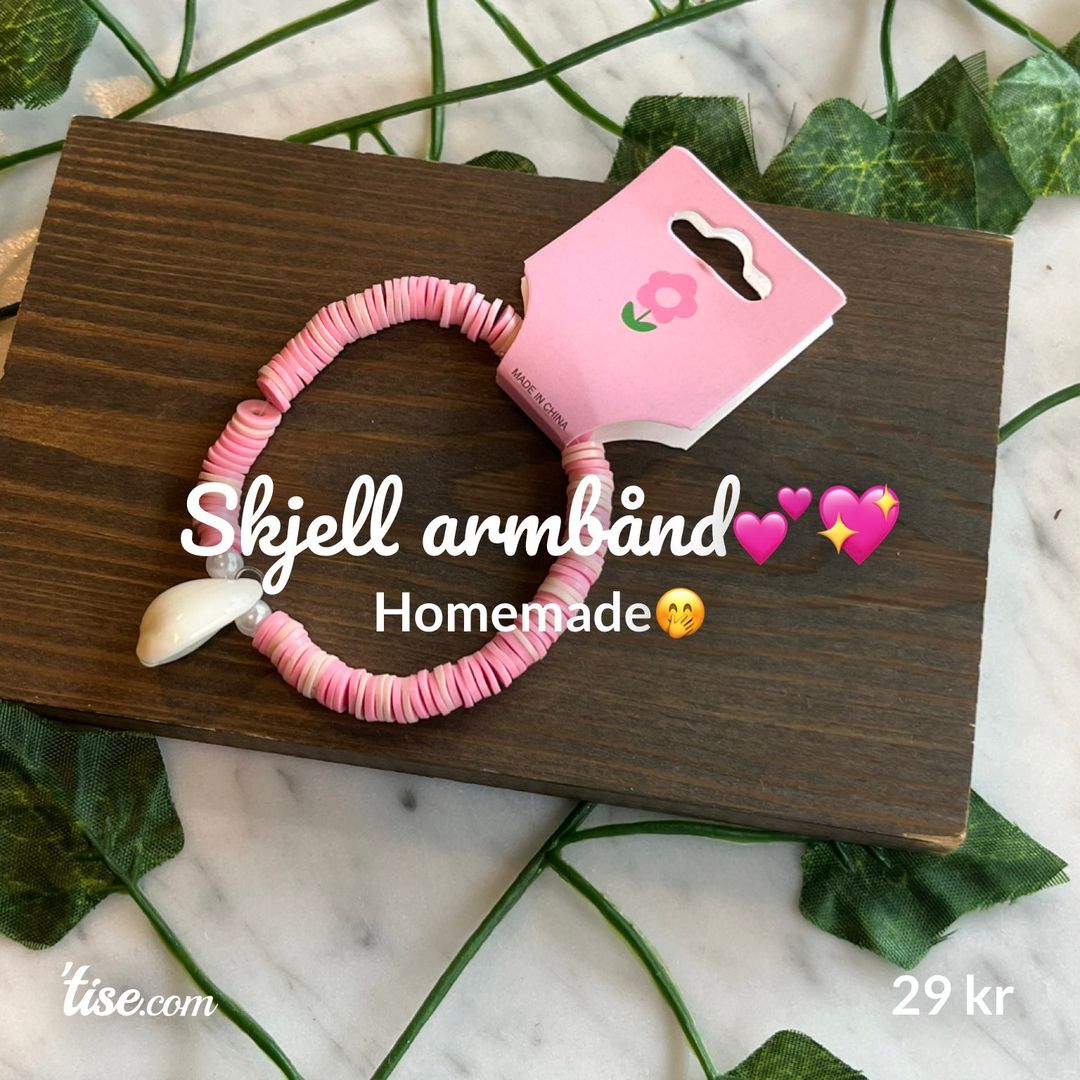 Skjell armbånd💕💖