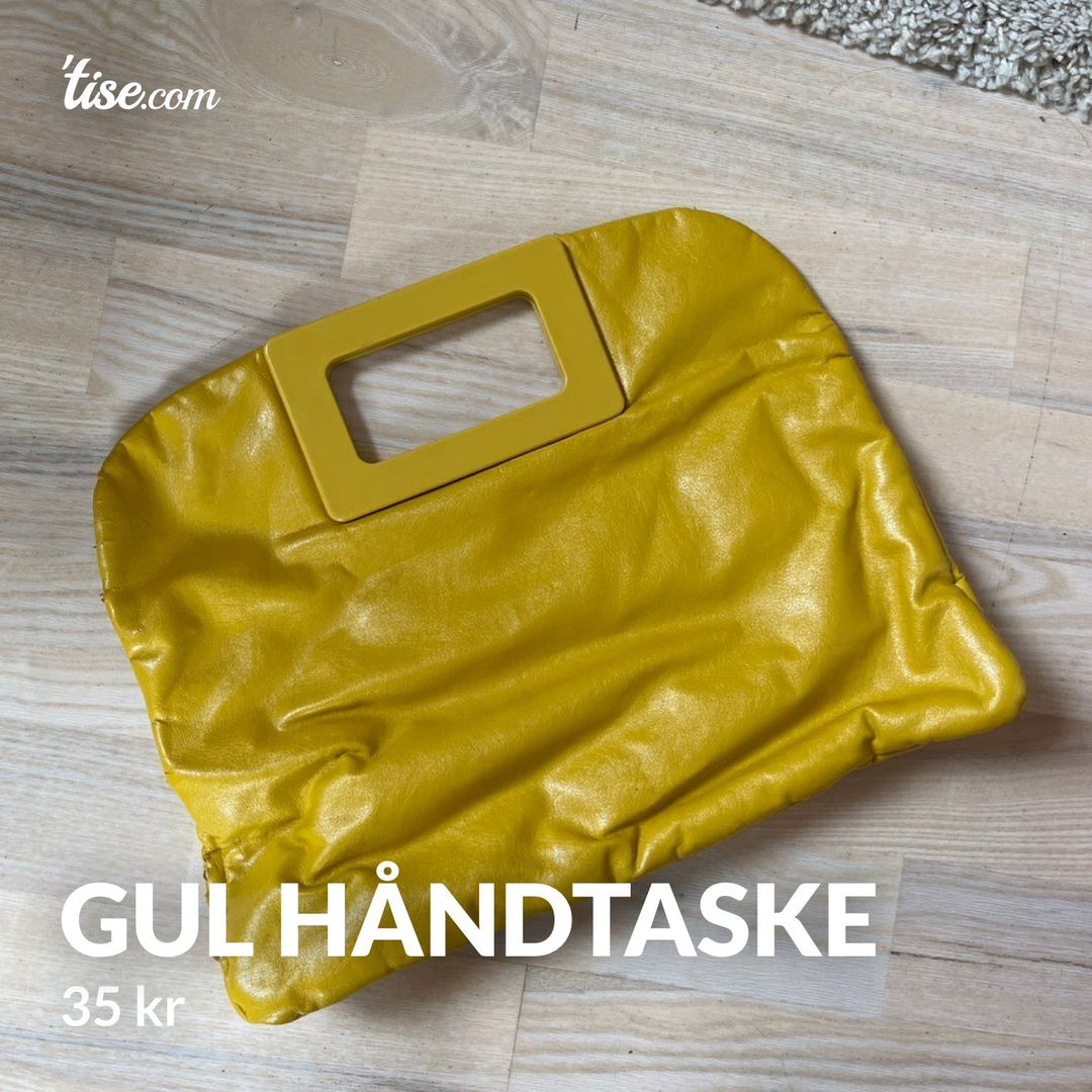 Gul håndtaske