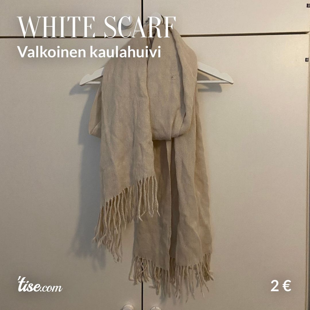 White scarf