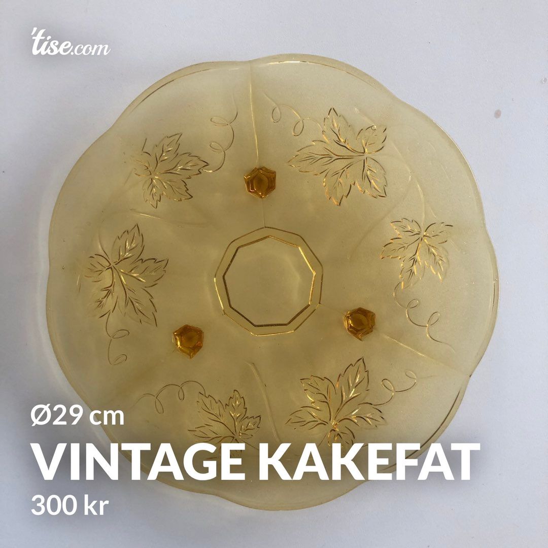 Vintage kakefat