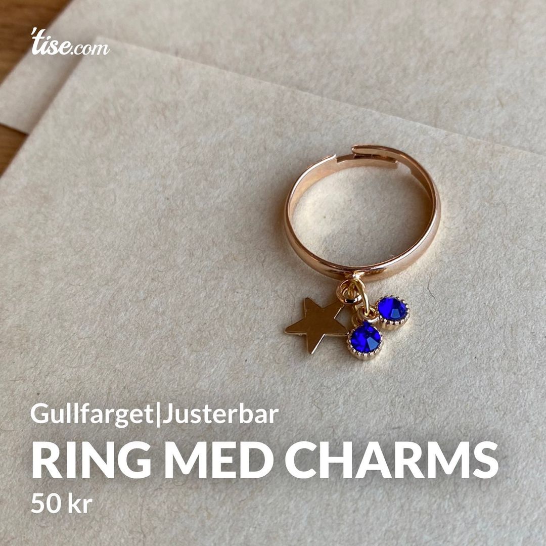 Ring med charms