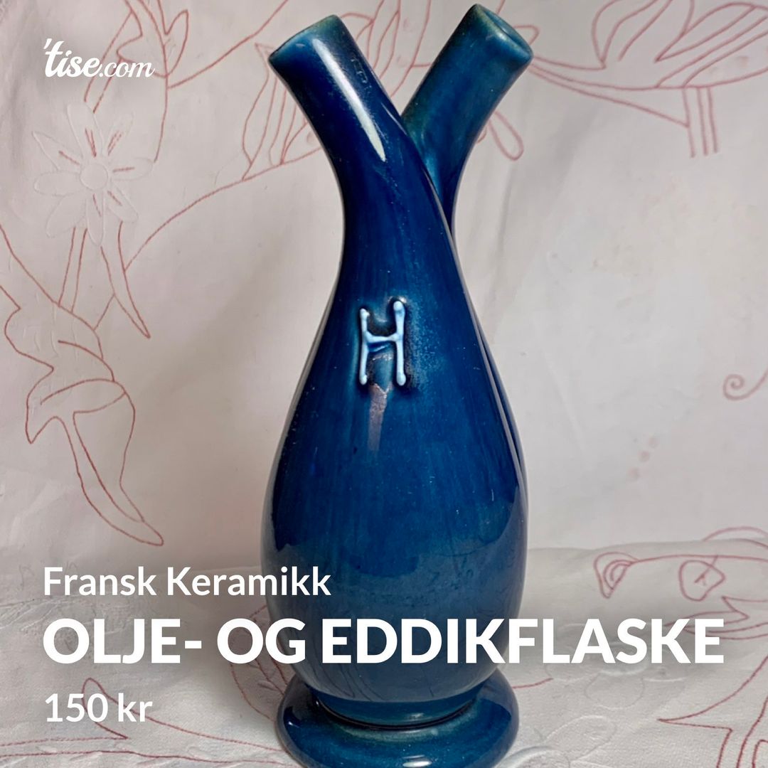 olje- og eddikflaske