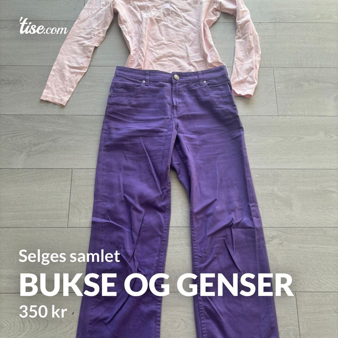 Bukse og genser