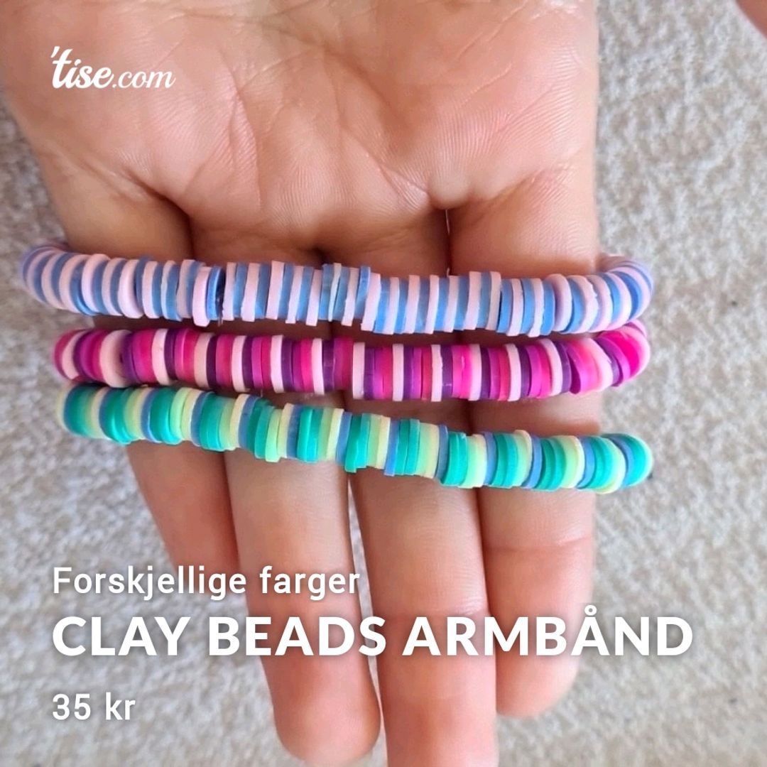 Clay Beads Armbånd