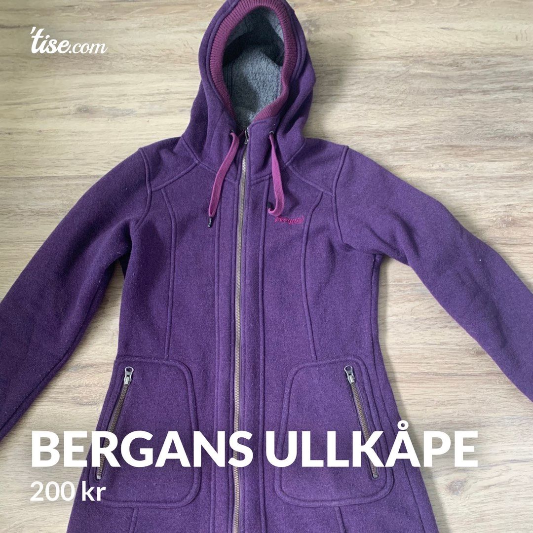 Bergans ullkåpe