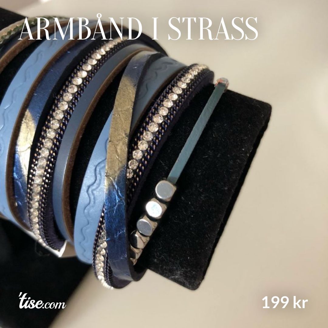 Armbånd i strass