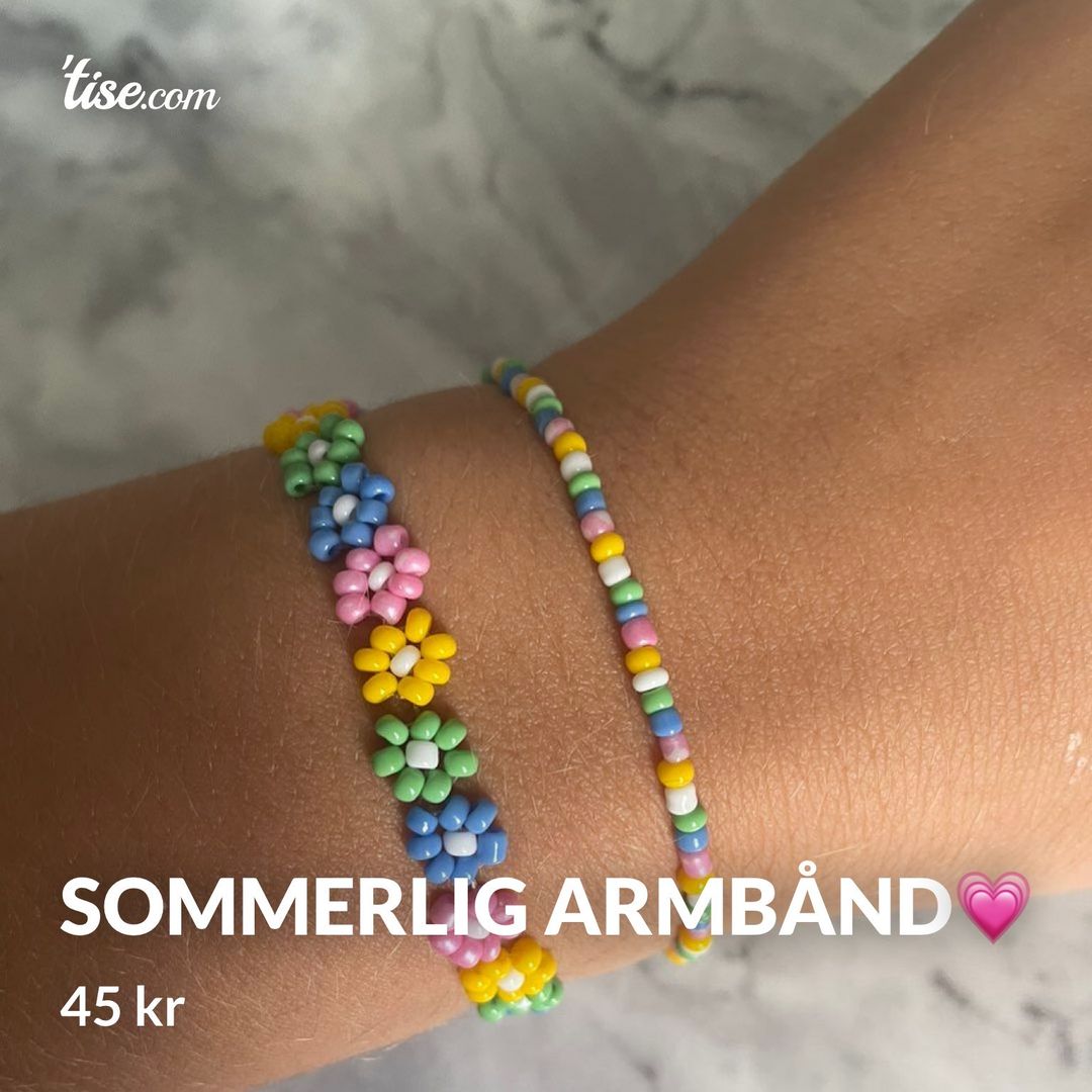 sommerlig armbånd💗