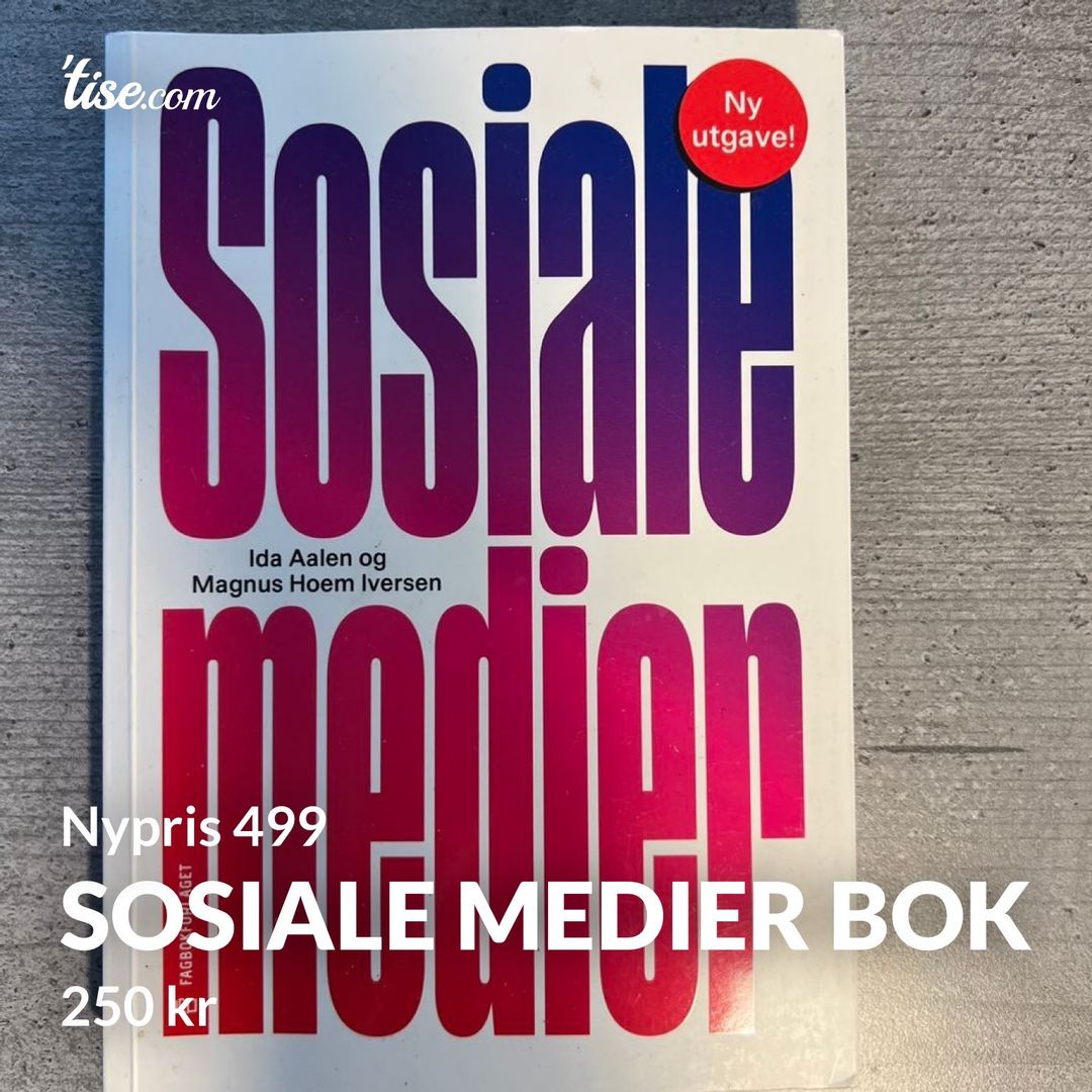 Sosiale medier bok