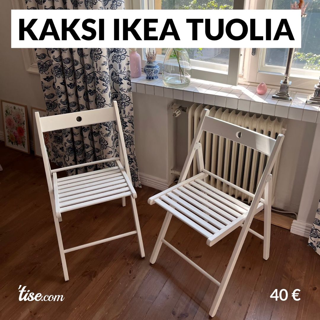 Kaksi Ikea tuolia