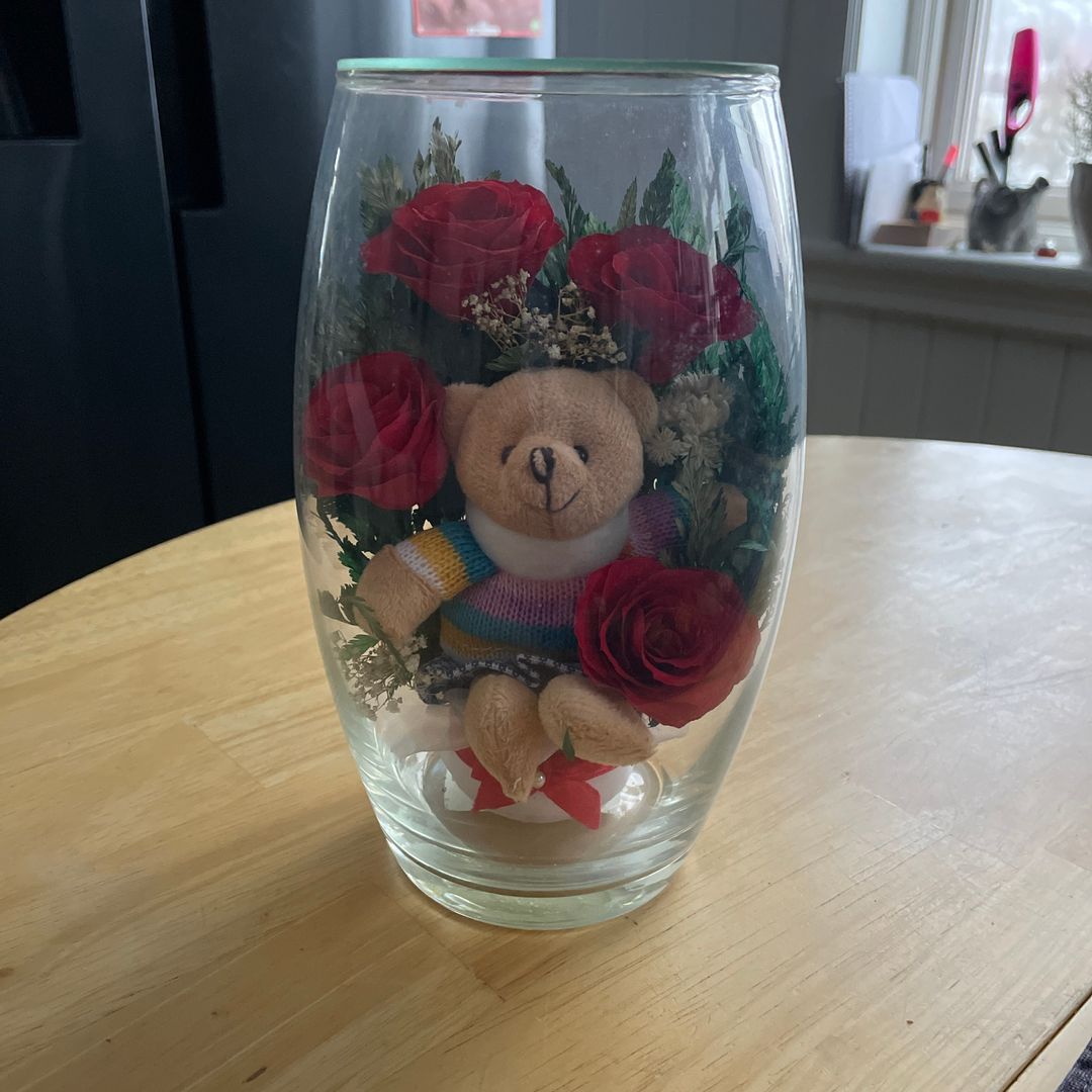 Bamse/ blomster