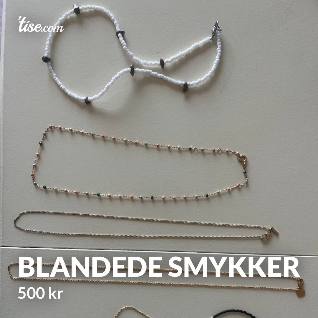 Blandede smykker