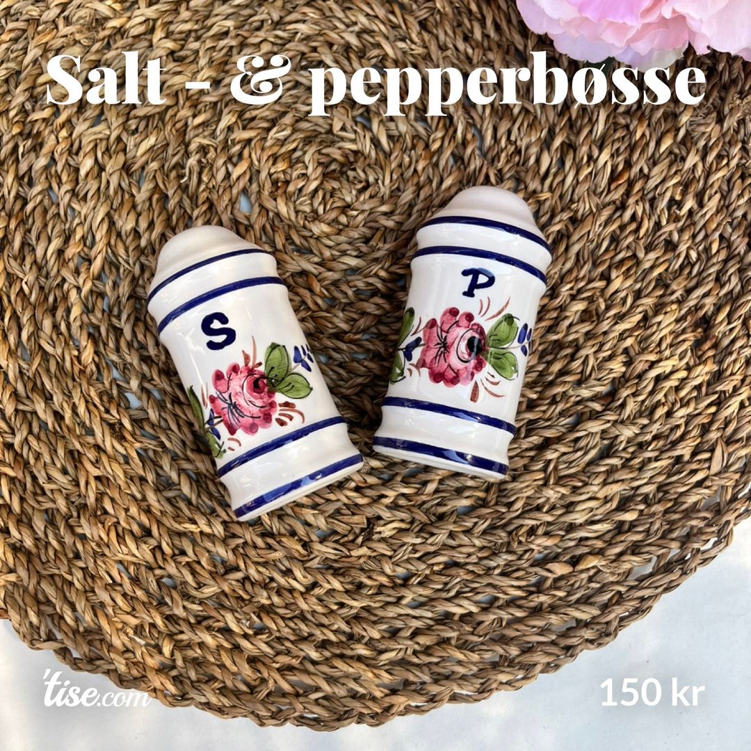 Salt -  pepperbøsse