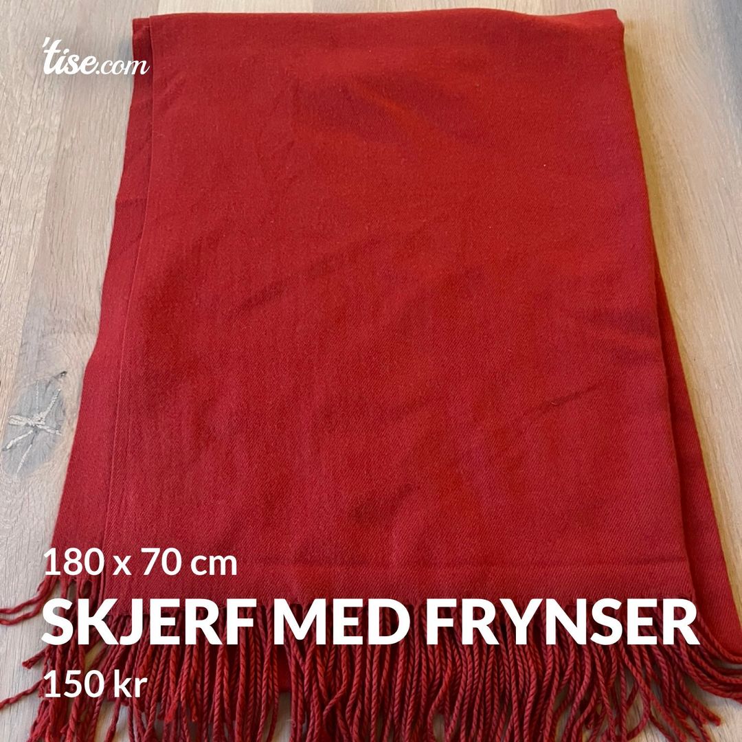 Skjerf med frynser