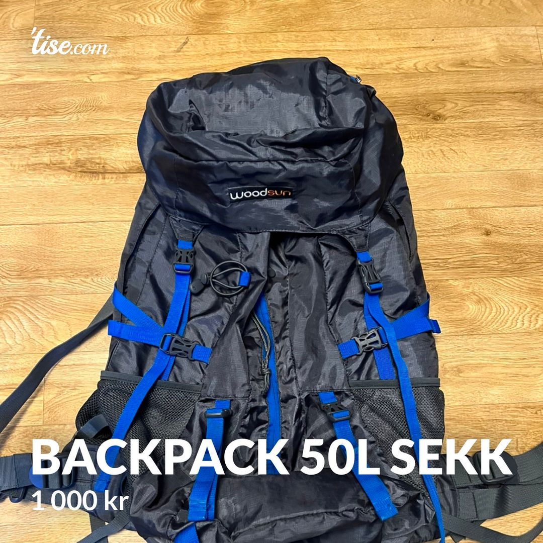 Backpack 50L sekk