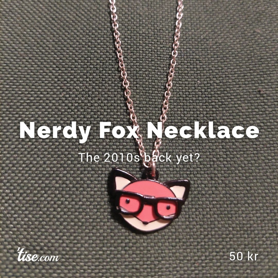 Nerdy Fox Necklace