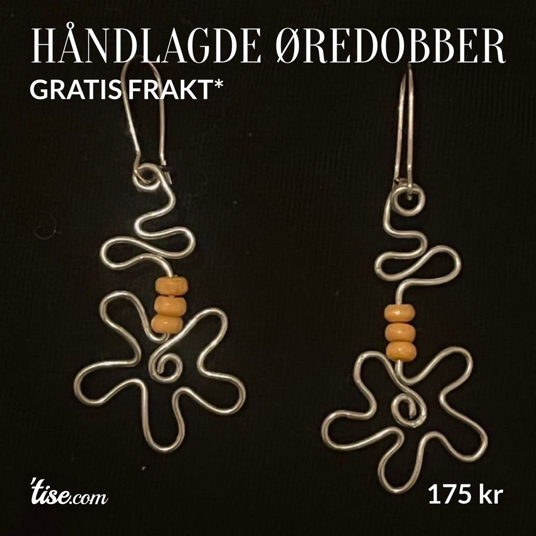 Håndlagde øredobber