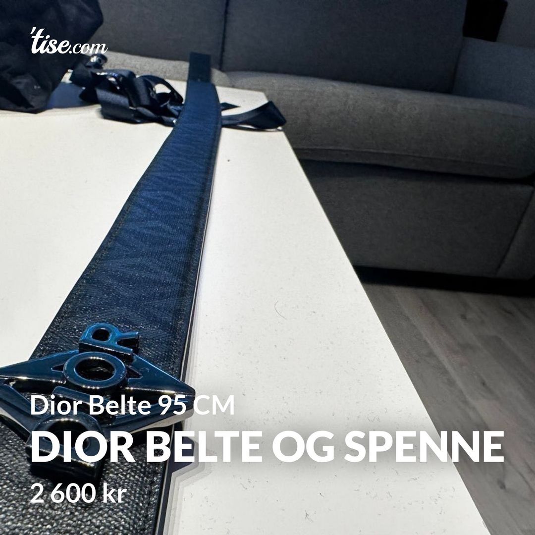 Dior belte og spenne