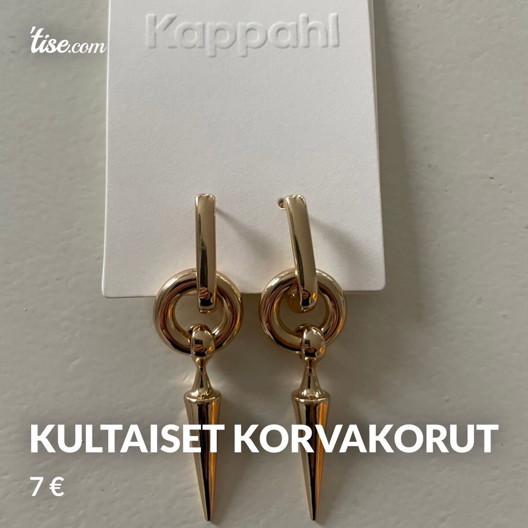 Kultaiset korvakorut