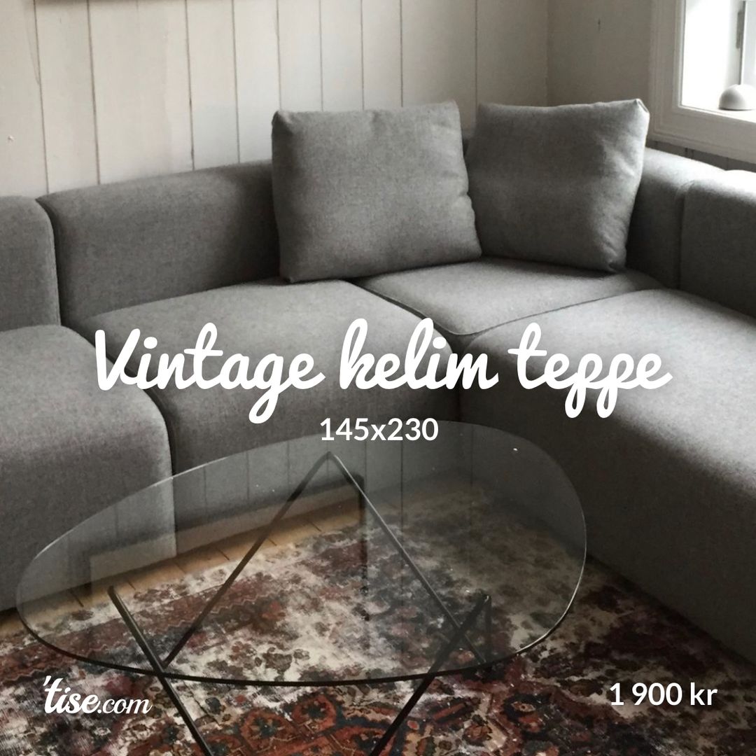 Vintage kelim teppe