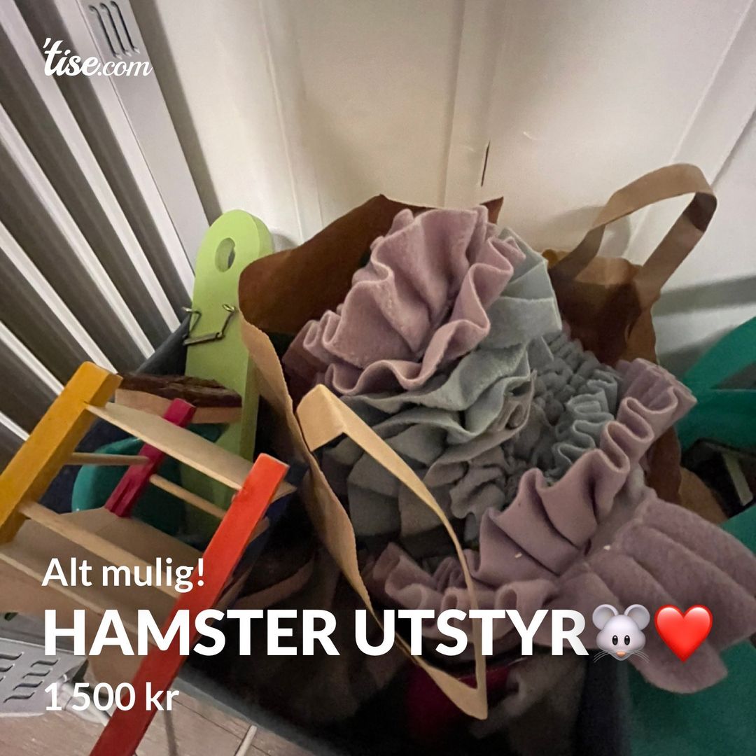 Hamster utstyr🐭❤️