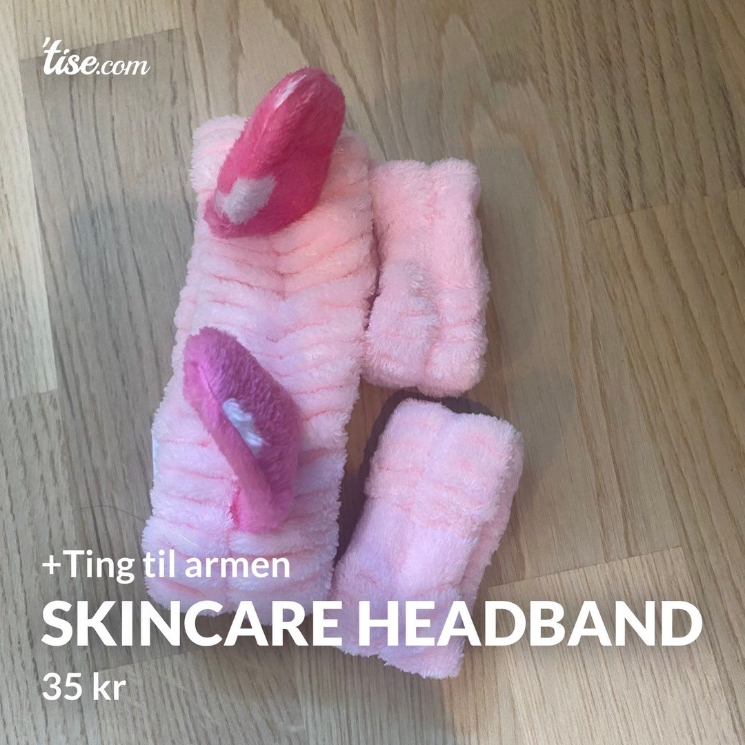 Skincare headband