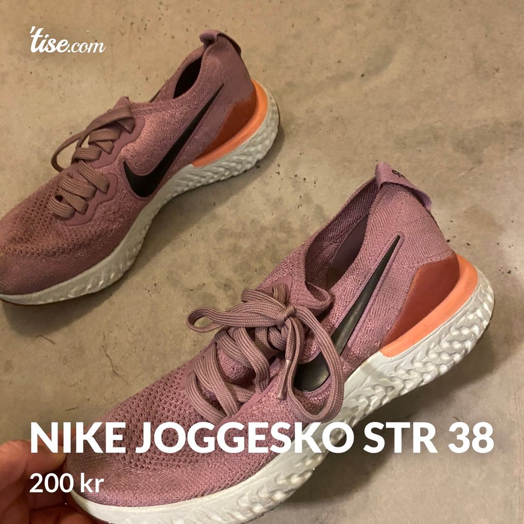 Nike joggesko str 38