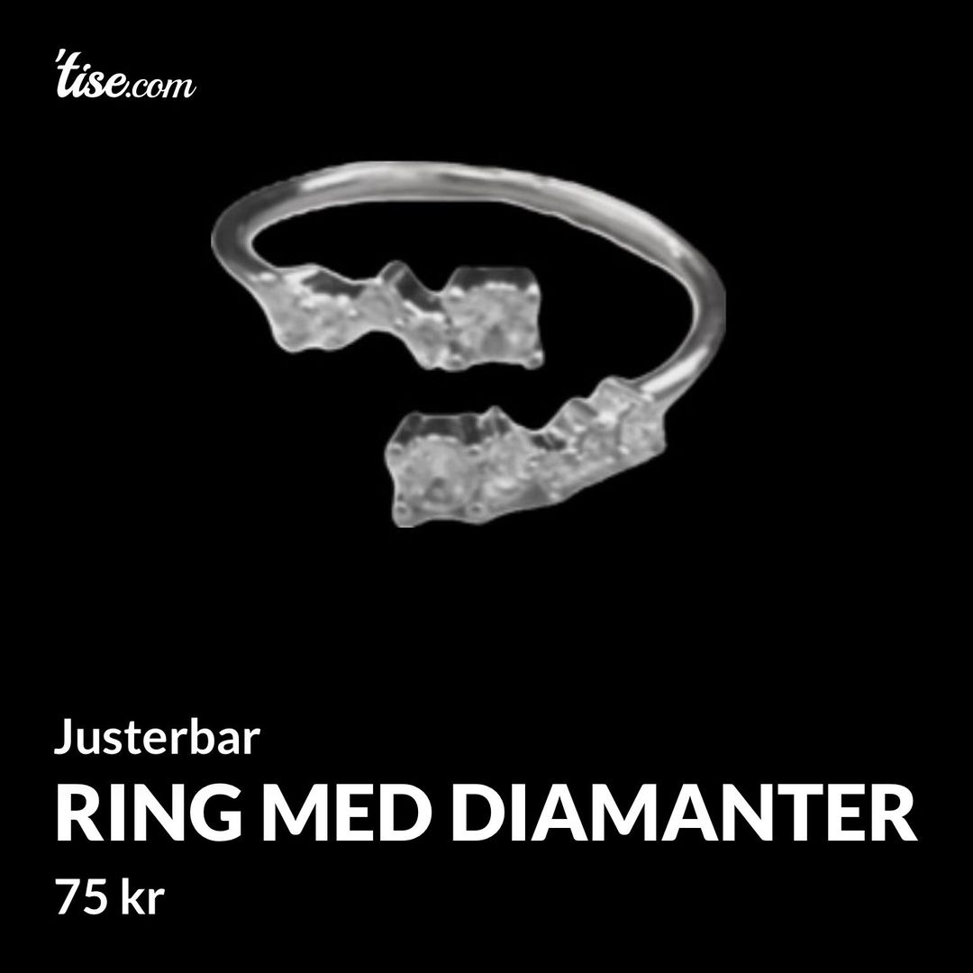 ring med diamanter