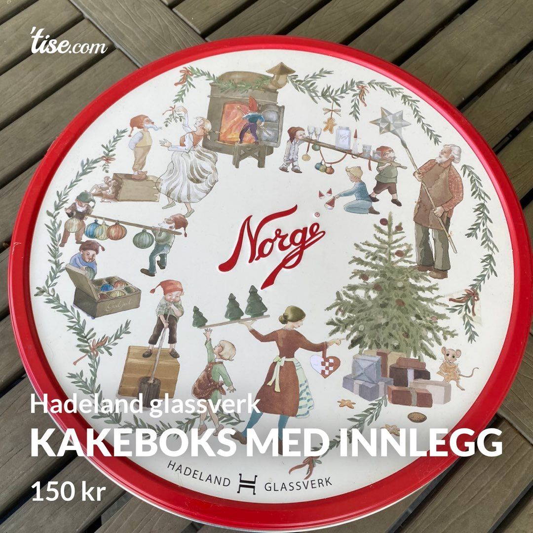 Kakeboks med innlegg