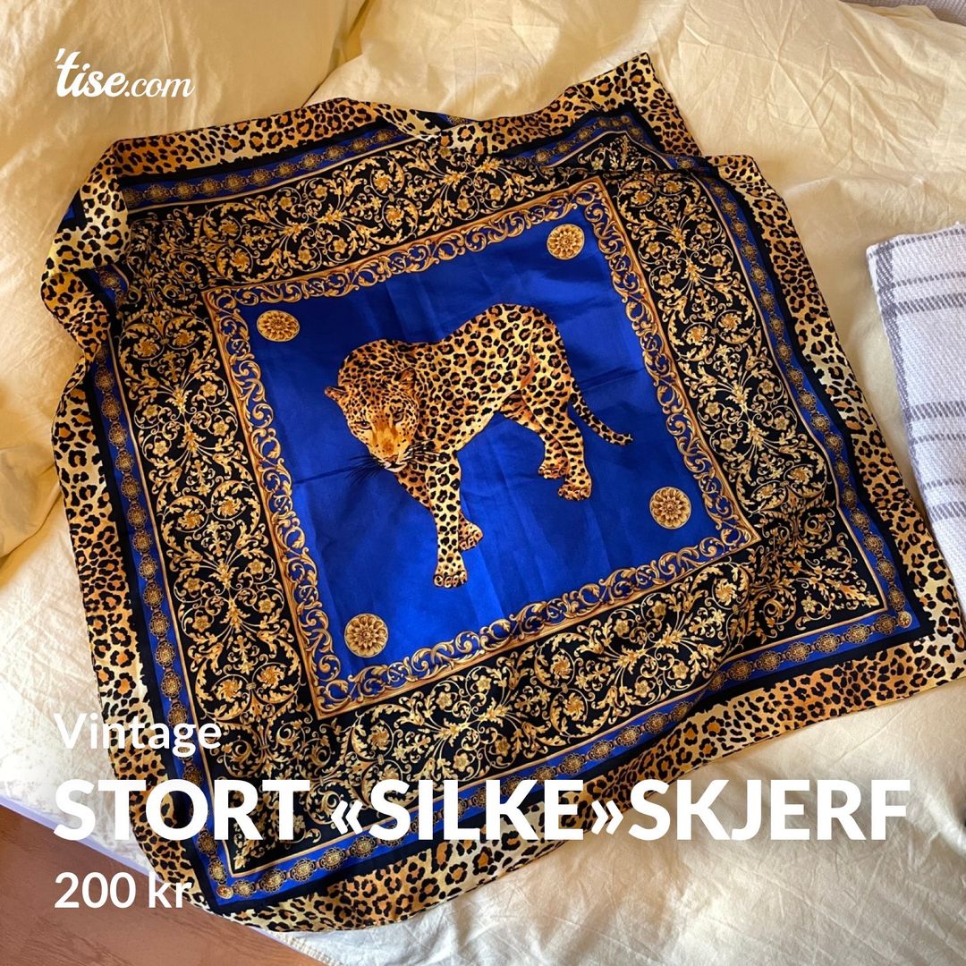 Stort «silke»skjerf