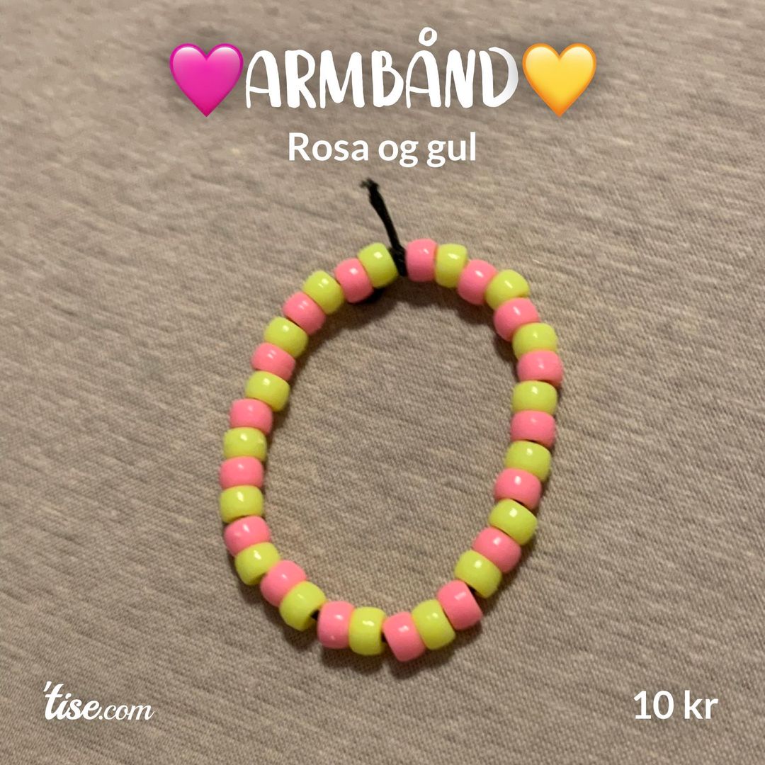 🩷Armbånd💛