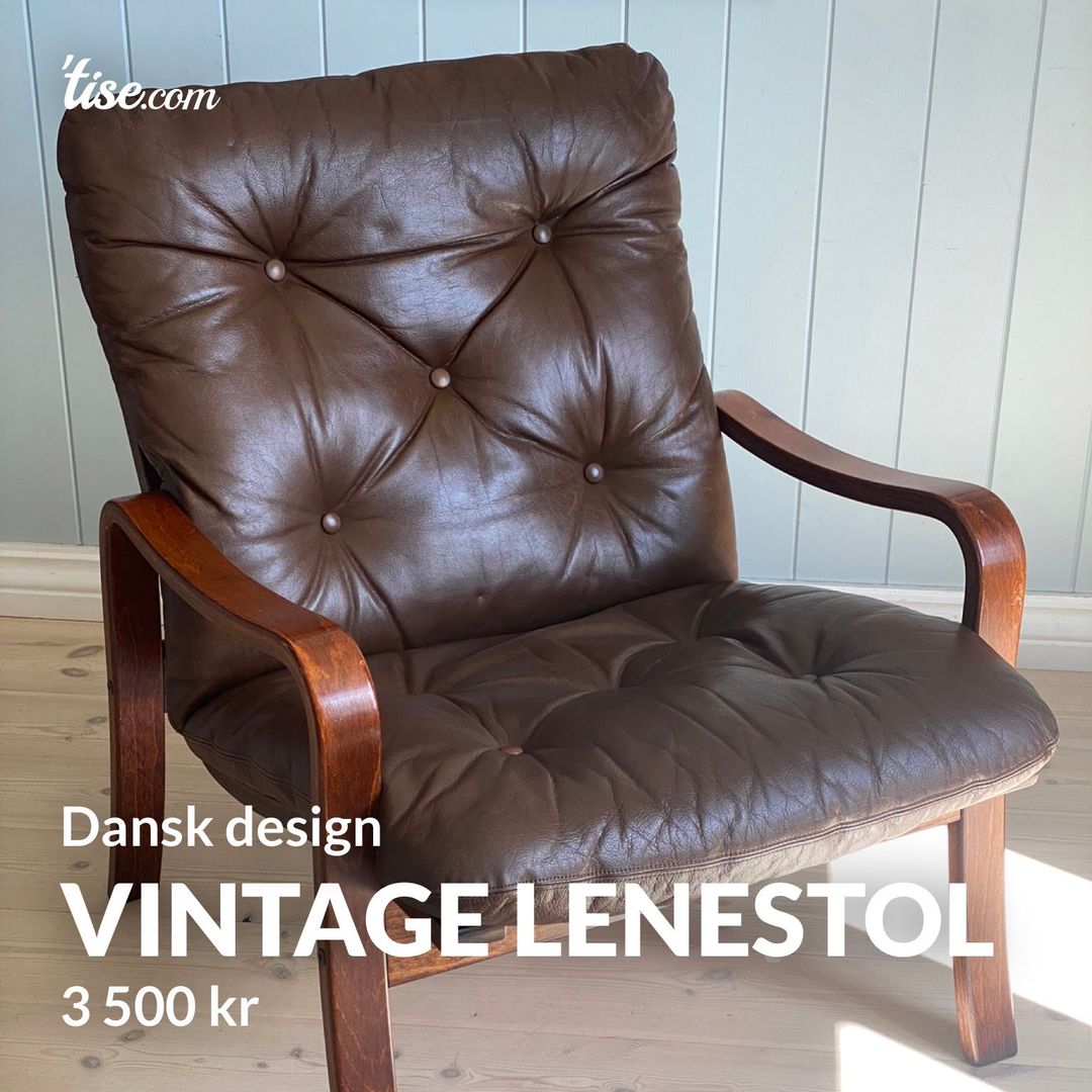 Vintage lenestol