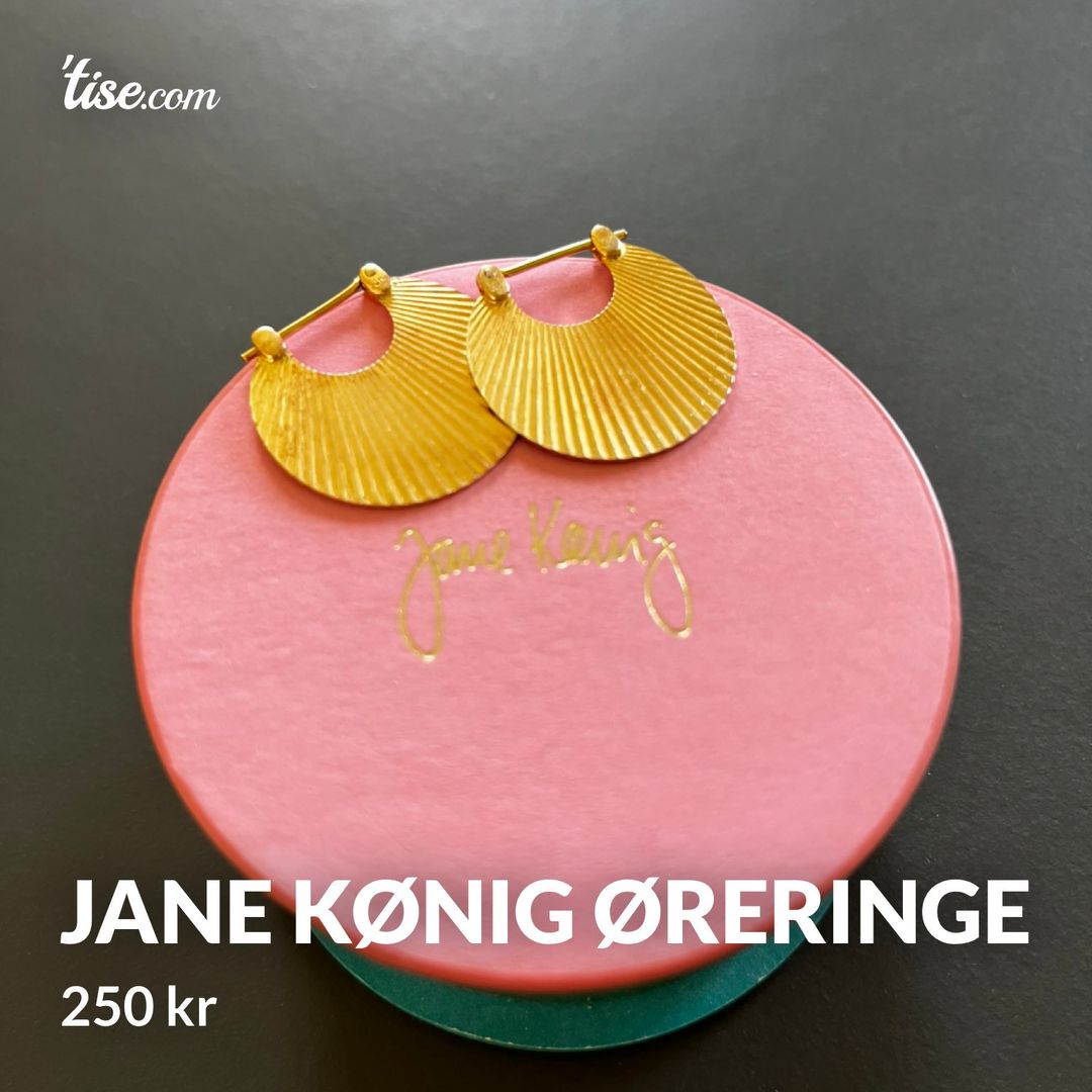 Jane kønig øreringe