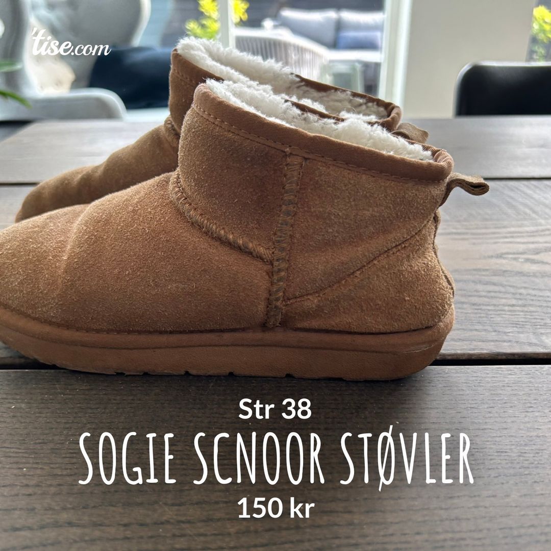 Sogie scnoor støvler