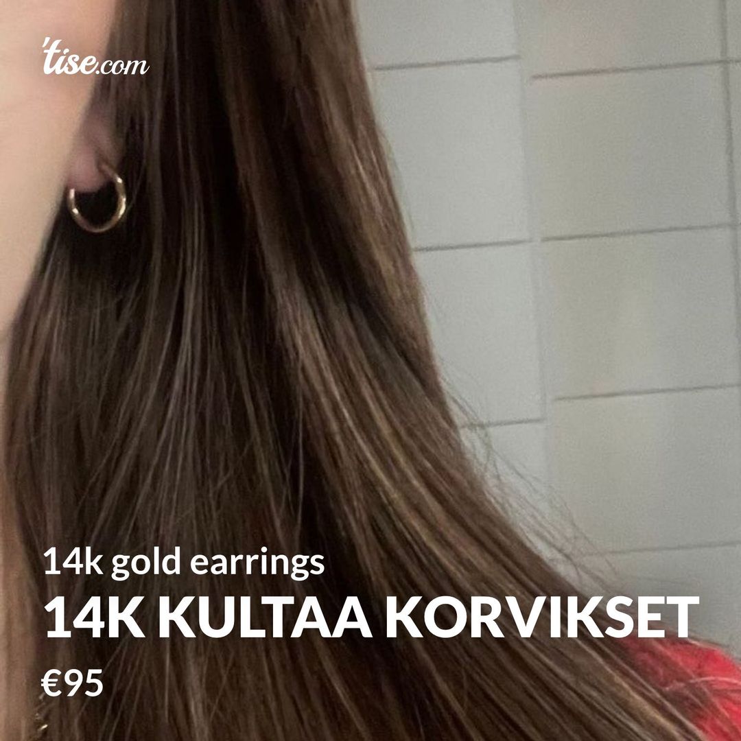 14k kultaa korvikset