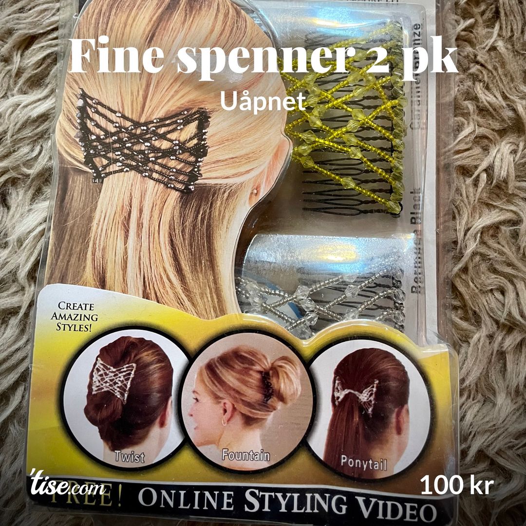 Fine spenner 2 pk