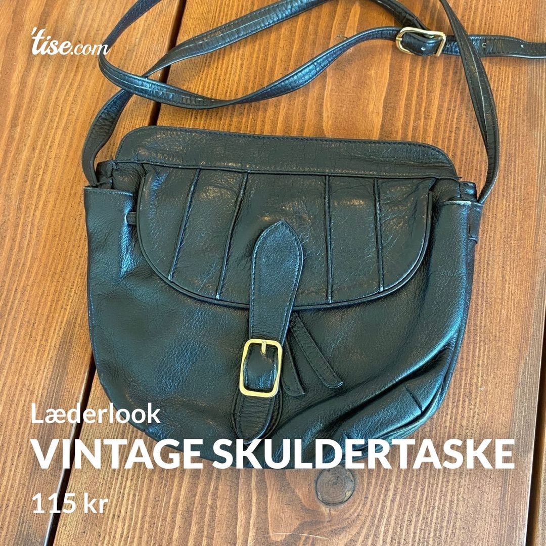 Vintage skuldertaske