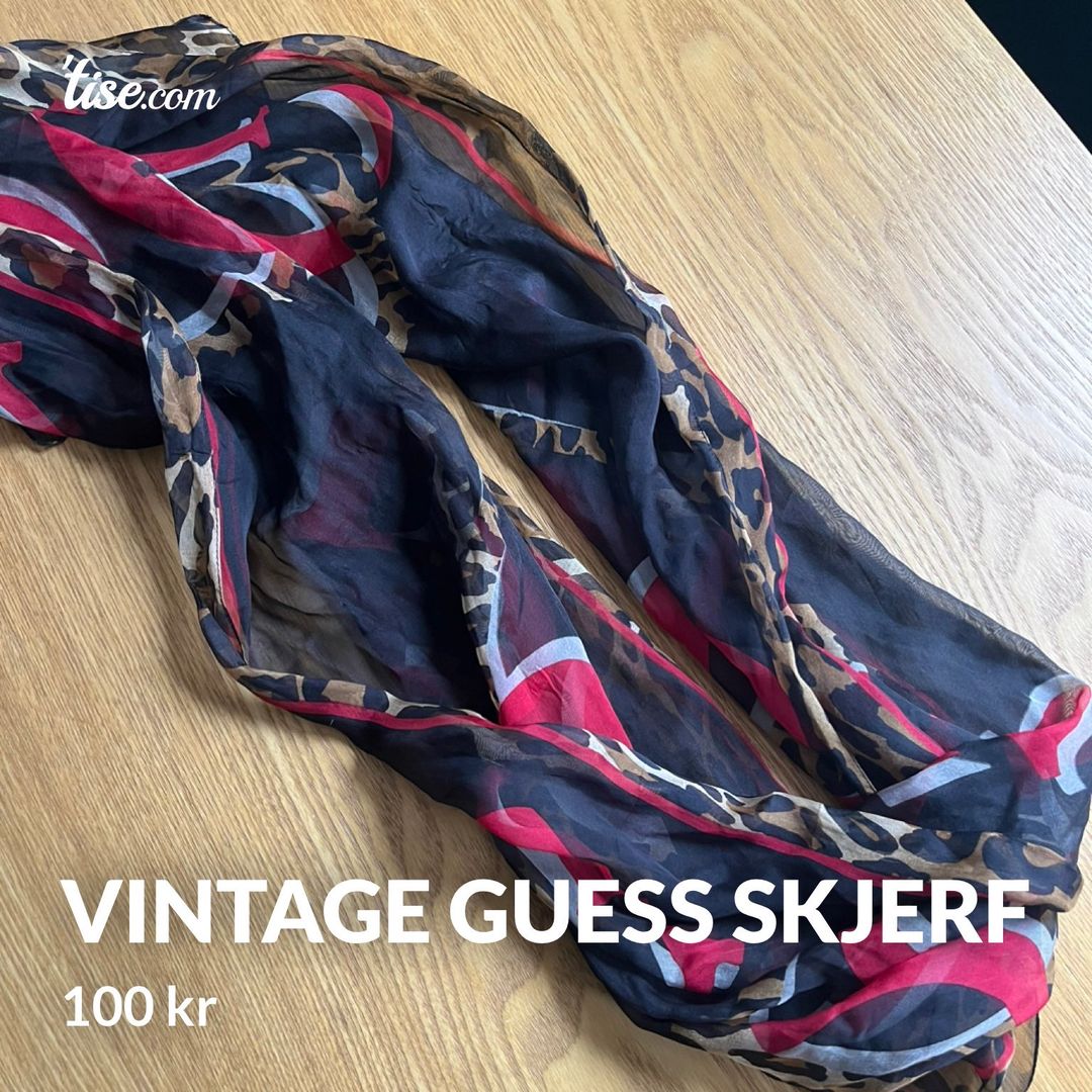 Vintage Guess skjerf