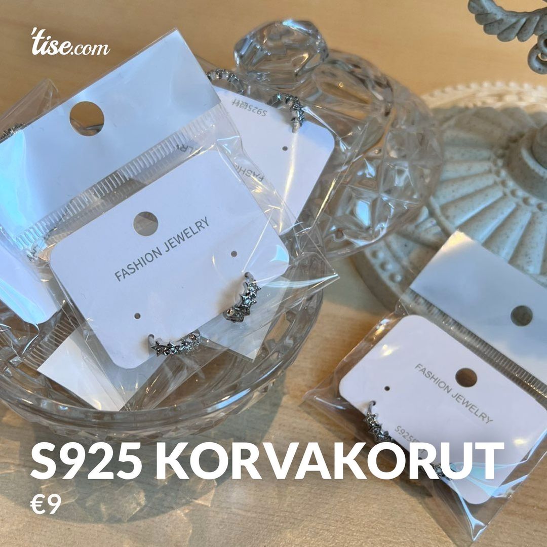 S925 korvakorut