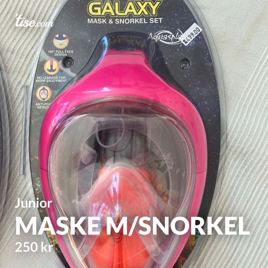 Maske m/snorkel