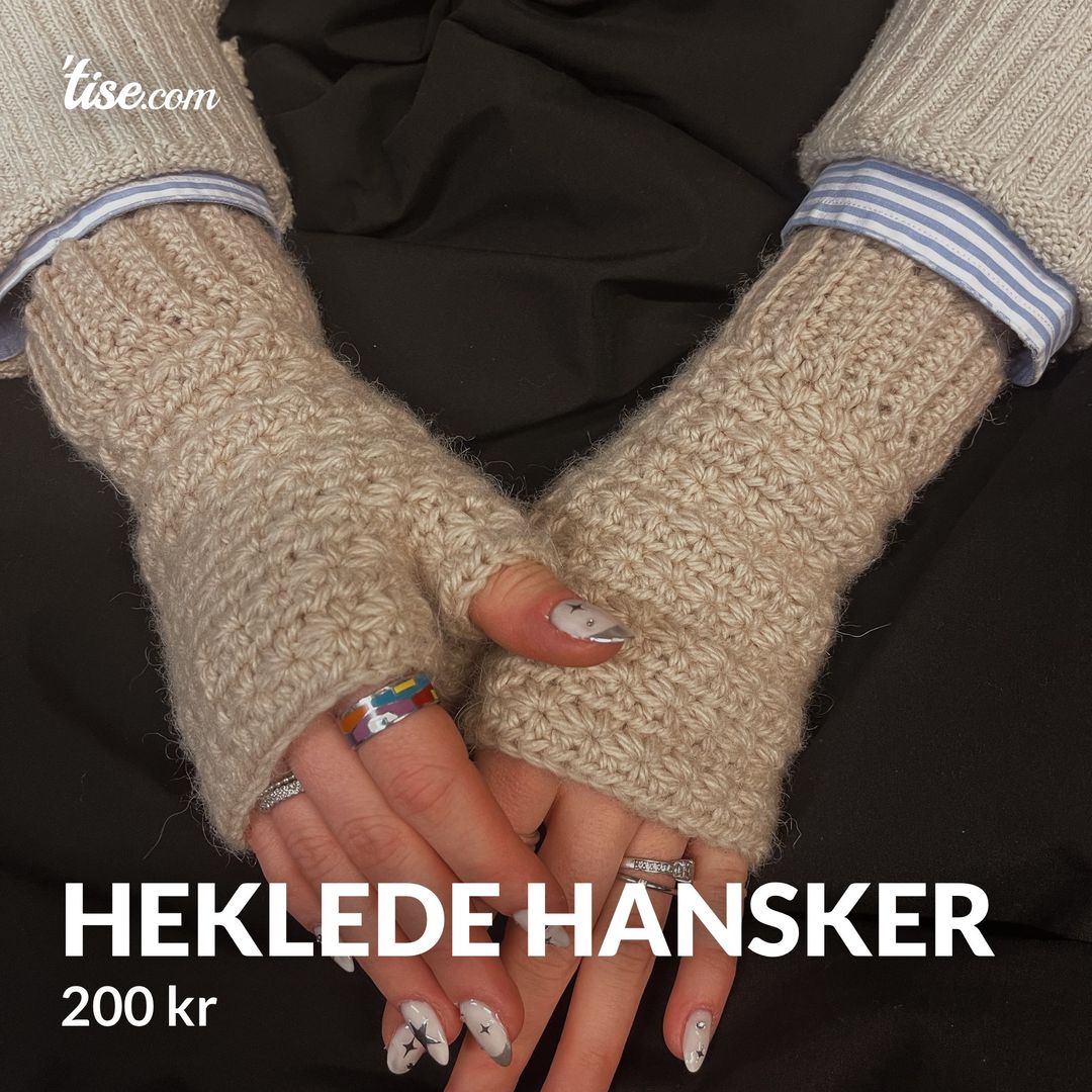 Heklede hansker