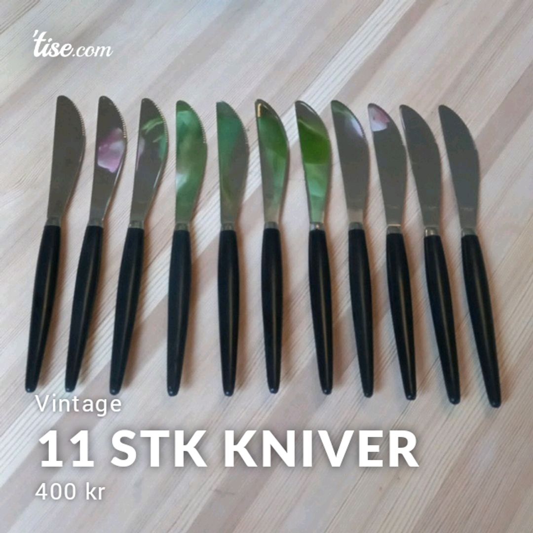 11 Stk Kniver