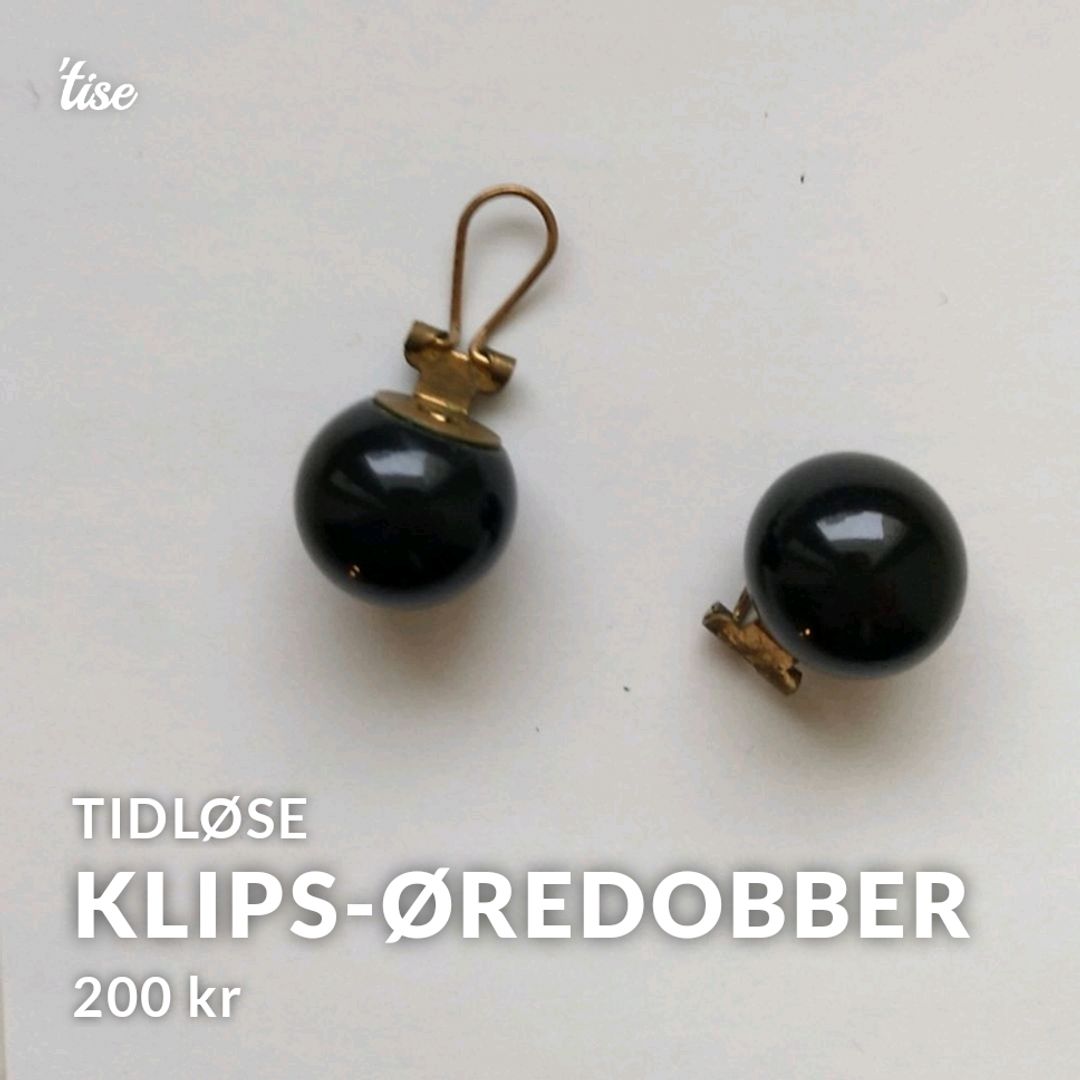 klips-øredobber