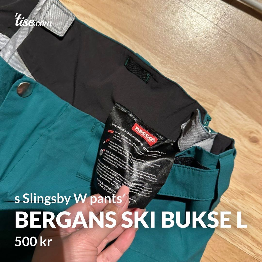 Bergans ski bukse L