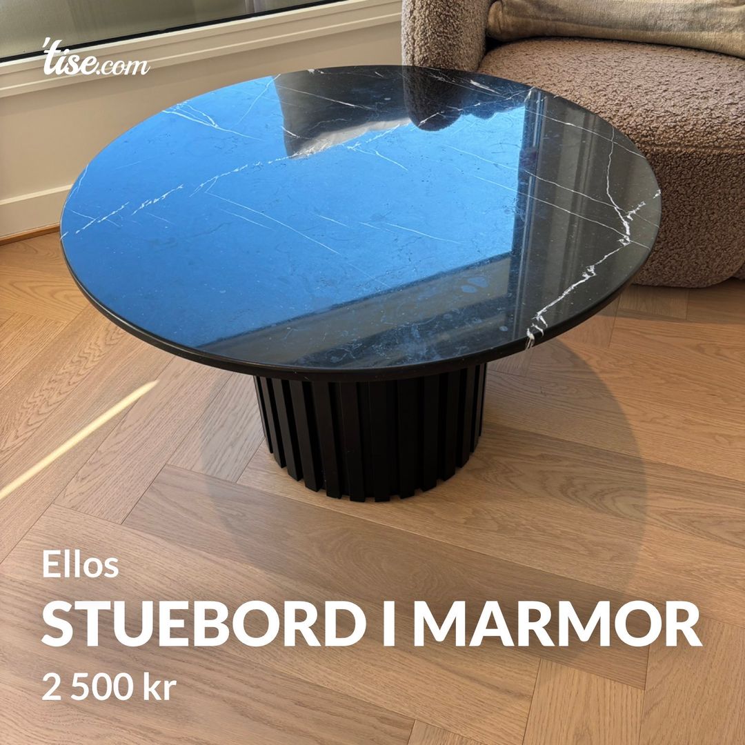 Stuebord i marmor